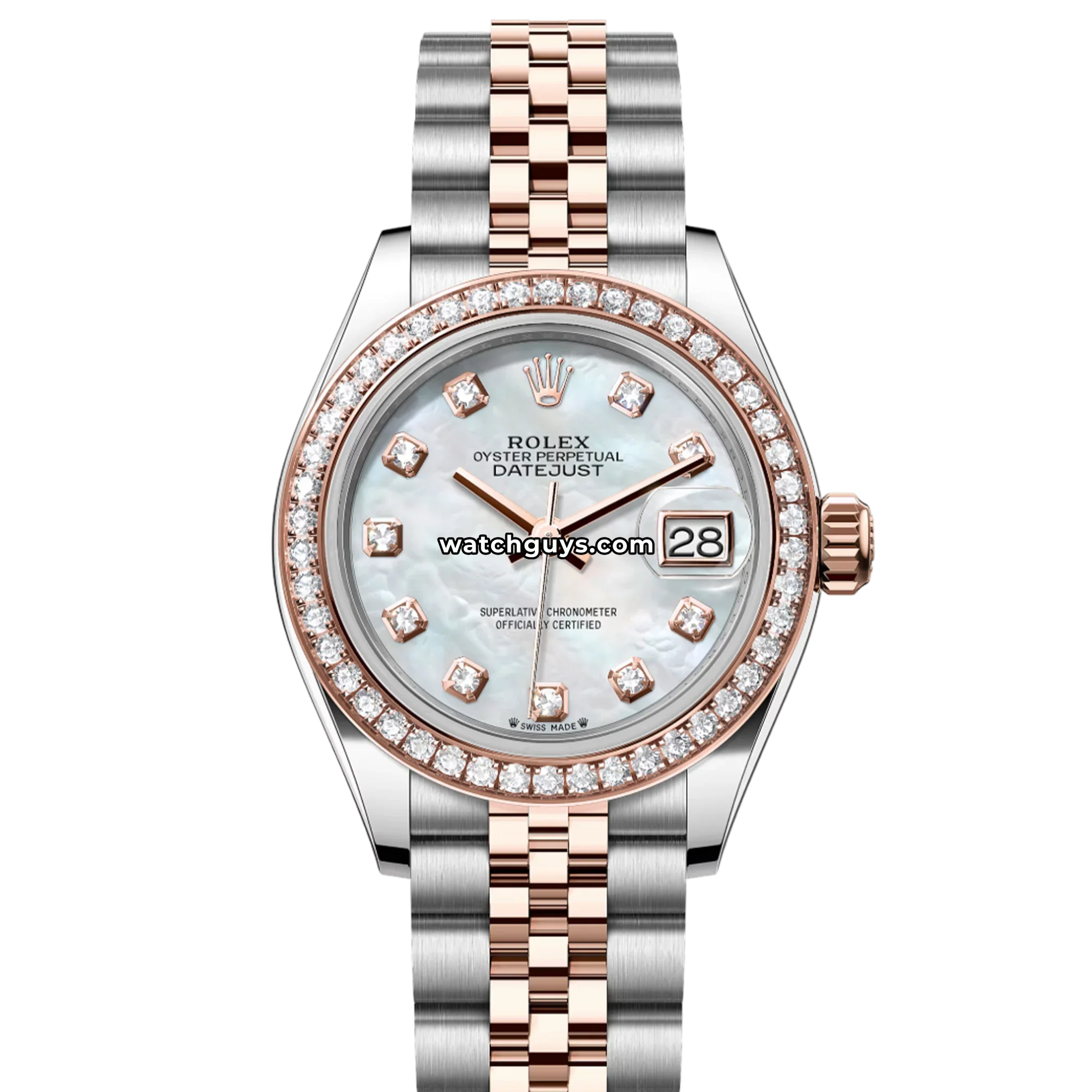 Rolex Datejust 279381RBR Mother of Pearl Diamond Jubilee