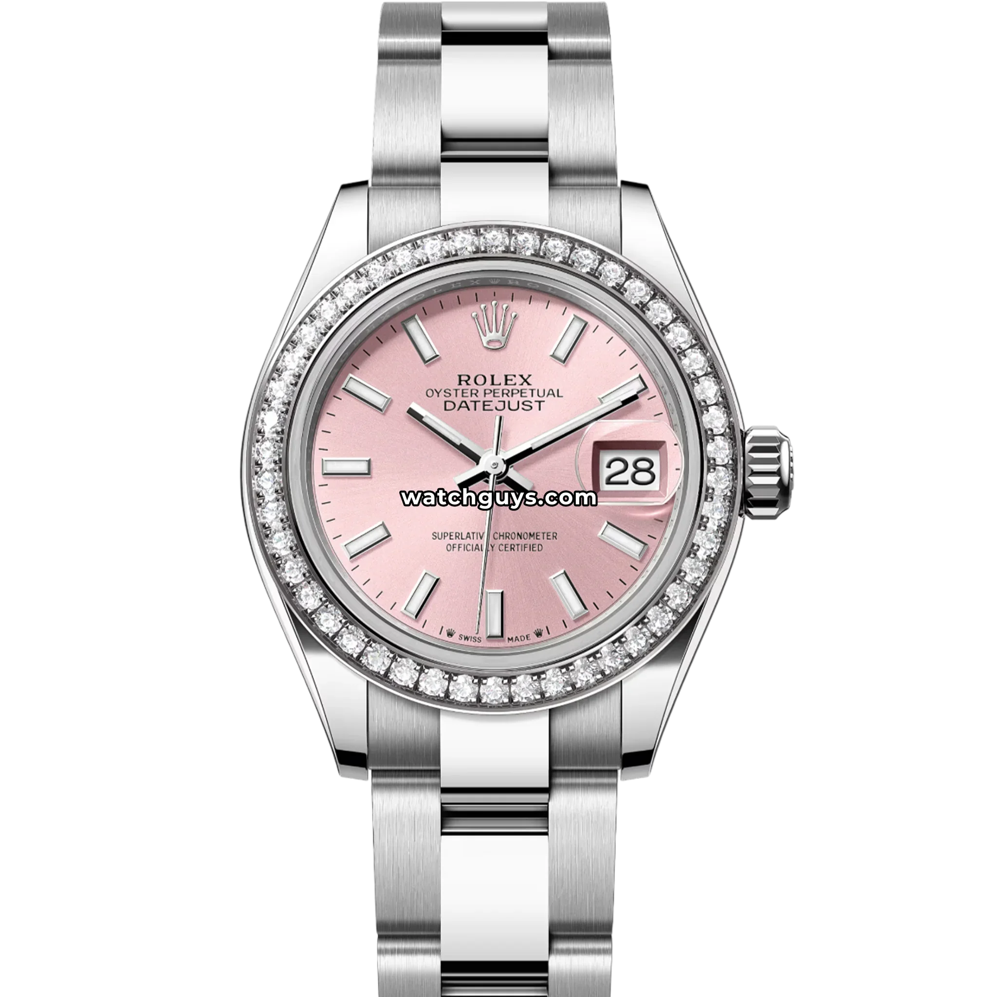Rolex Datejust 279384RBR Pink Index Oyster