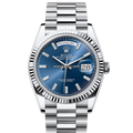 Rolex Day-Date 128236 Platinum Blue Diamond President