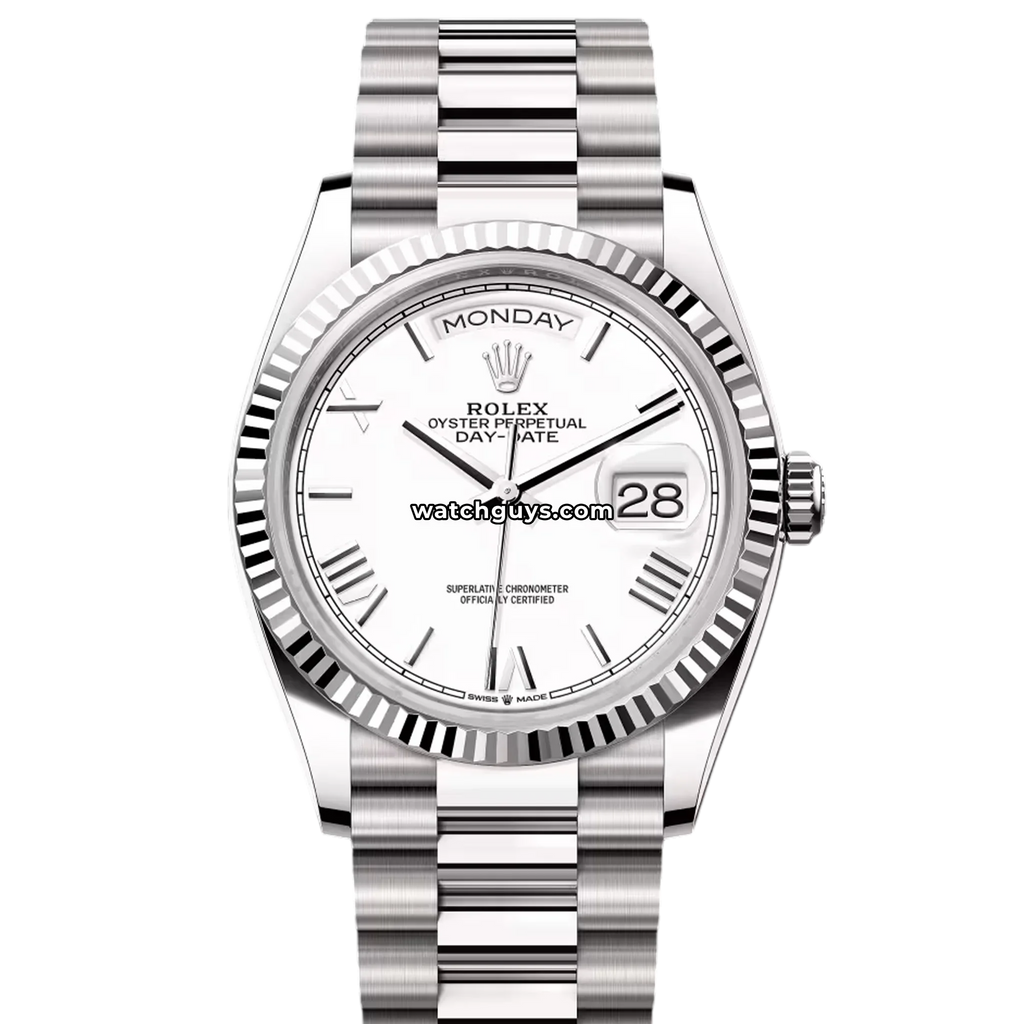 Rolex Day-Date 128239 White Roman President