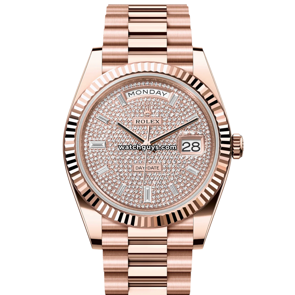 Rolex Day-Date 228235 Diamond Paved President