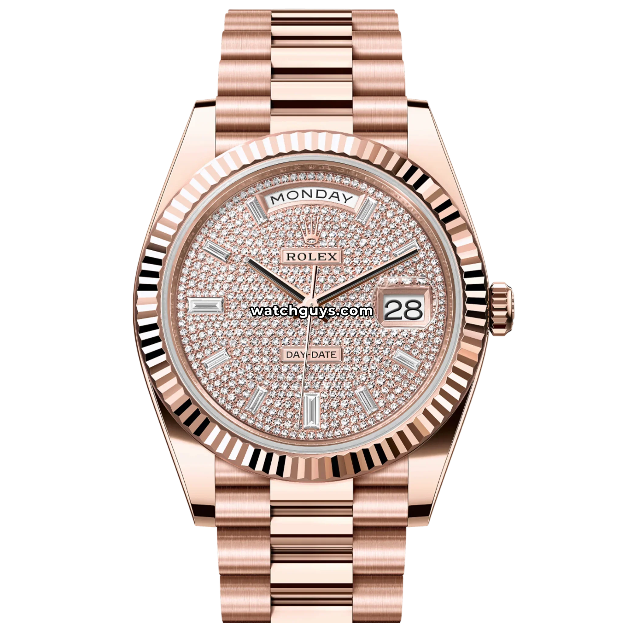 Rolex Day-Date 228235 Diamond Paved President