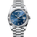 Rolex Day-Date 228236 Platinum Blue Roman President