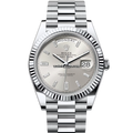 Rolex Day-Date 228236 Platinum Silver Diamond President