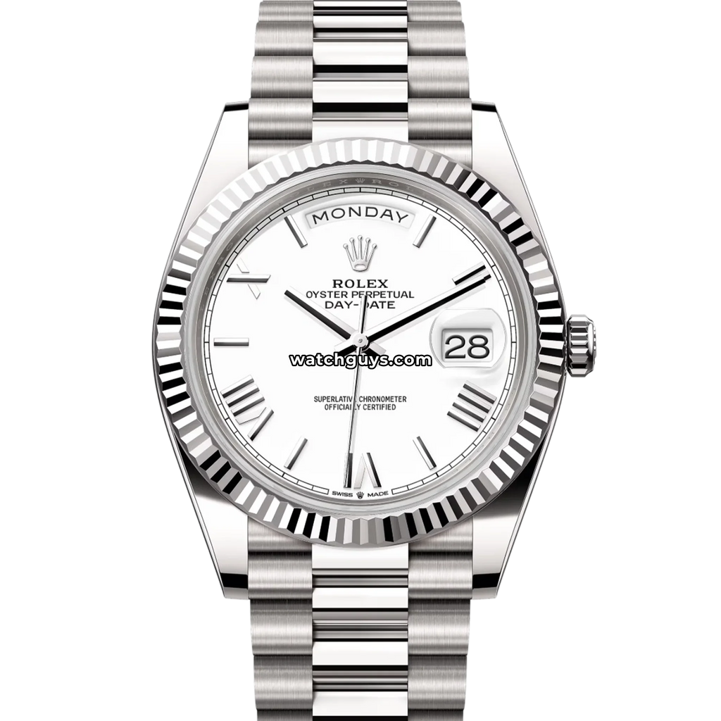 Rolex Day-Date 228239 White Roman President