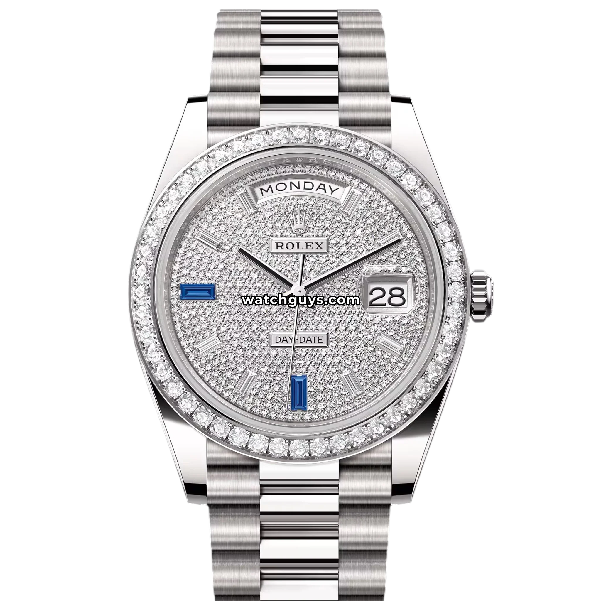 Rolex Day-Date 228349RBR Diamonds Sapphires President