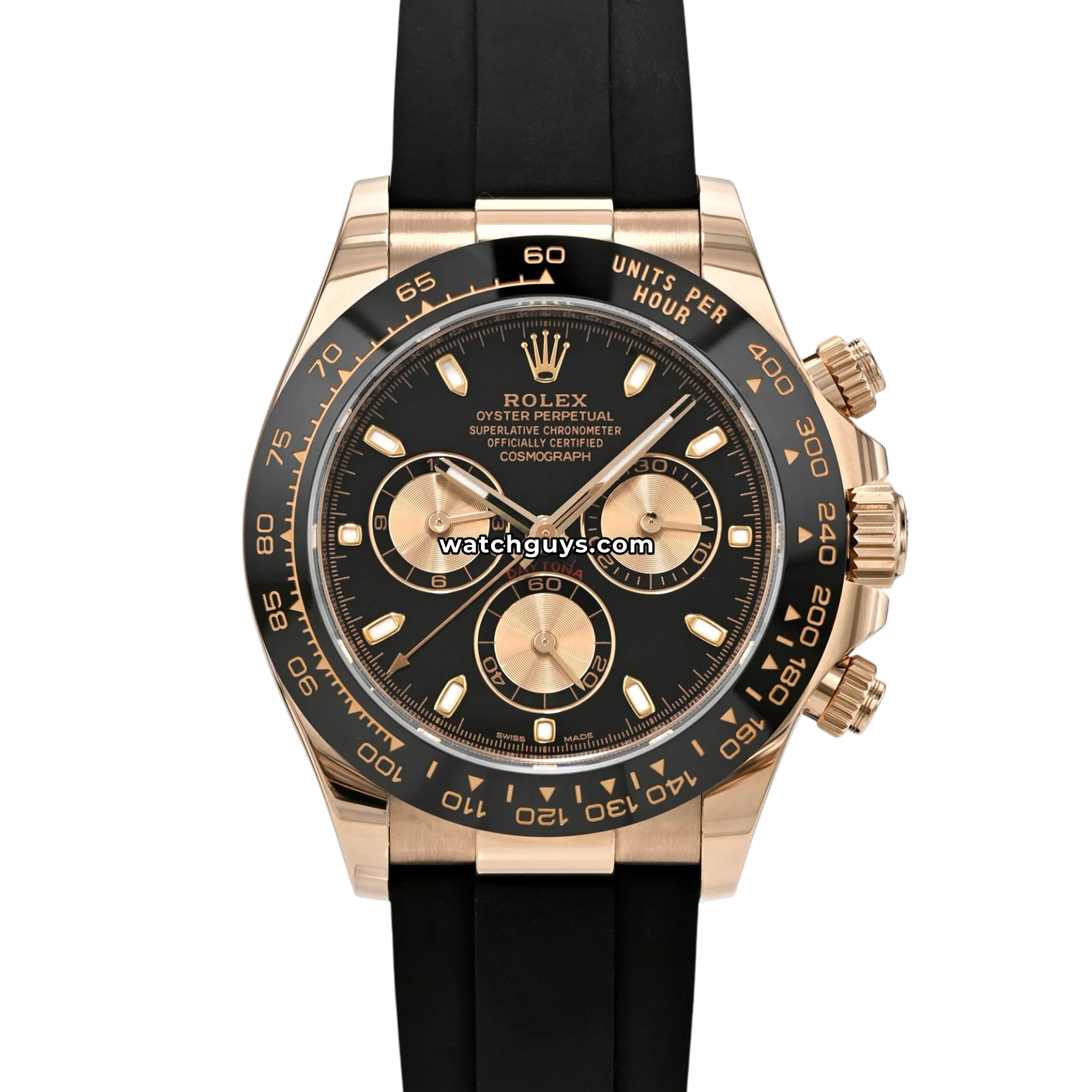 Rolex Daytona 116515LN Rose Gold Black