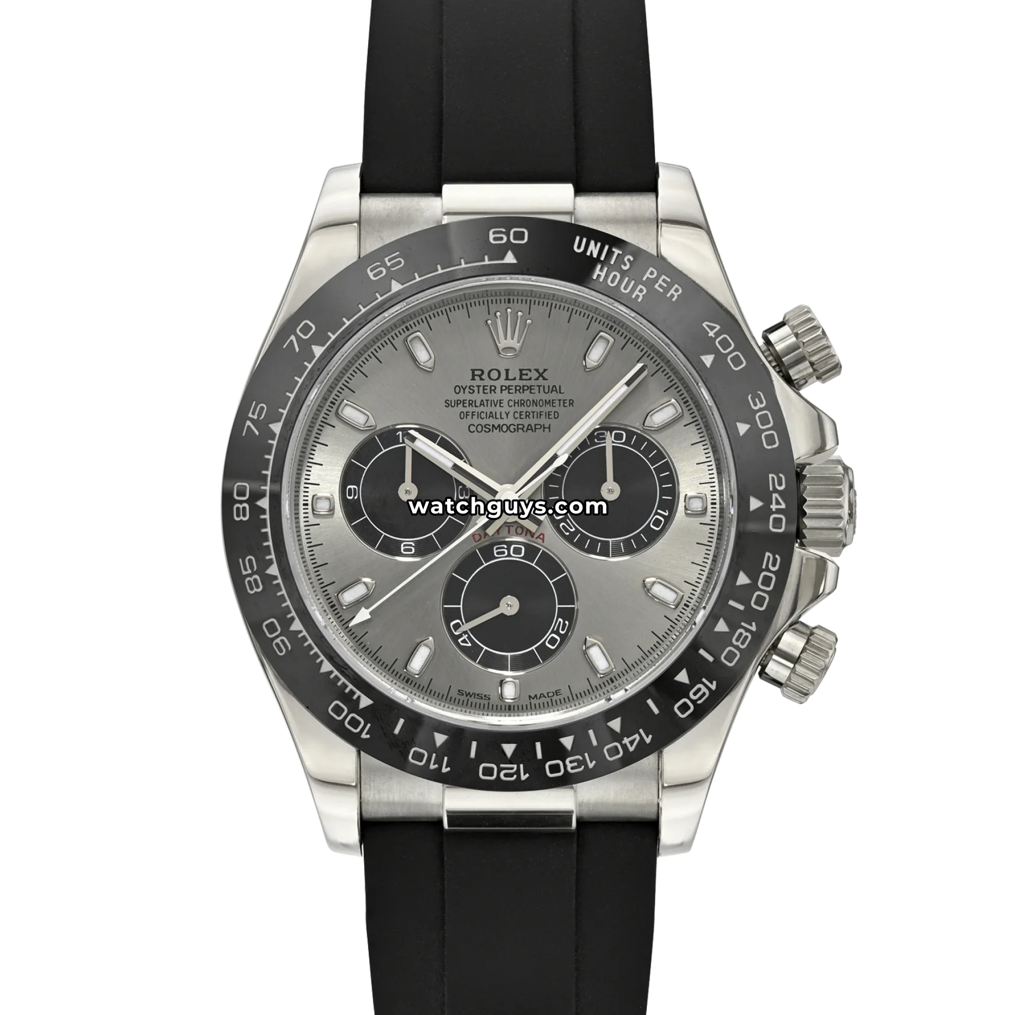 Rolex Daytona 116519LN Oysterflex Steel Dial