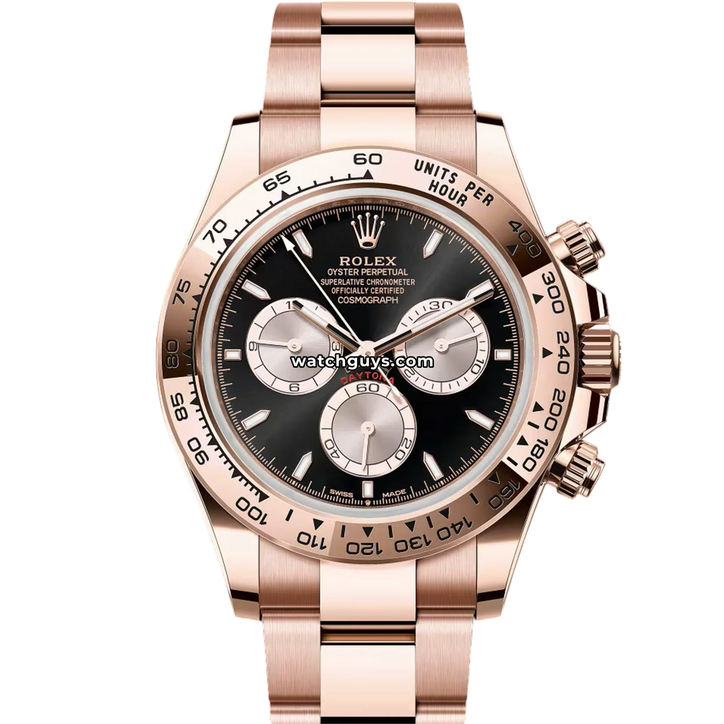 Rolex Daytona 126505 Black Index Rose Gold