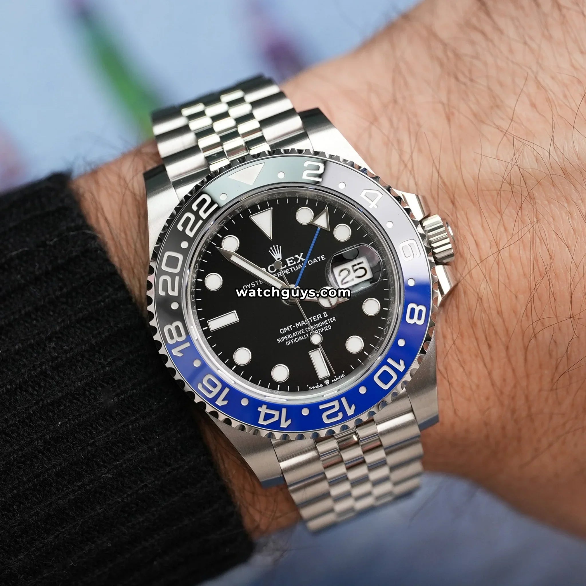 Rolex GMT-Master II 126710BLNR Stainless Steel Batgirl Jubilee