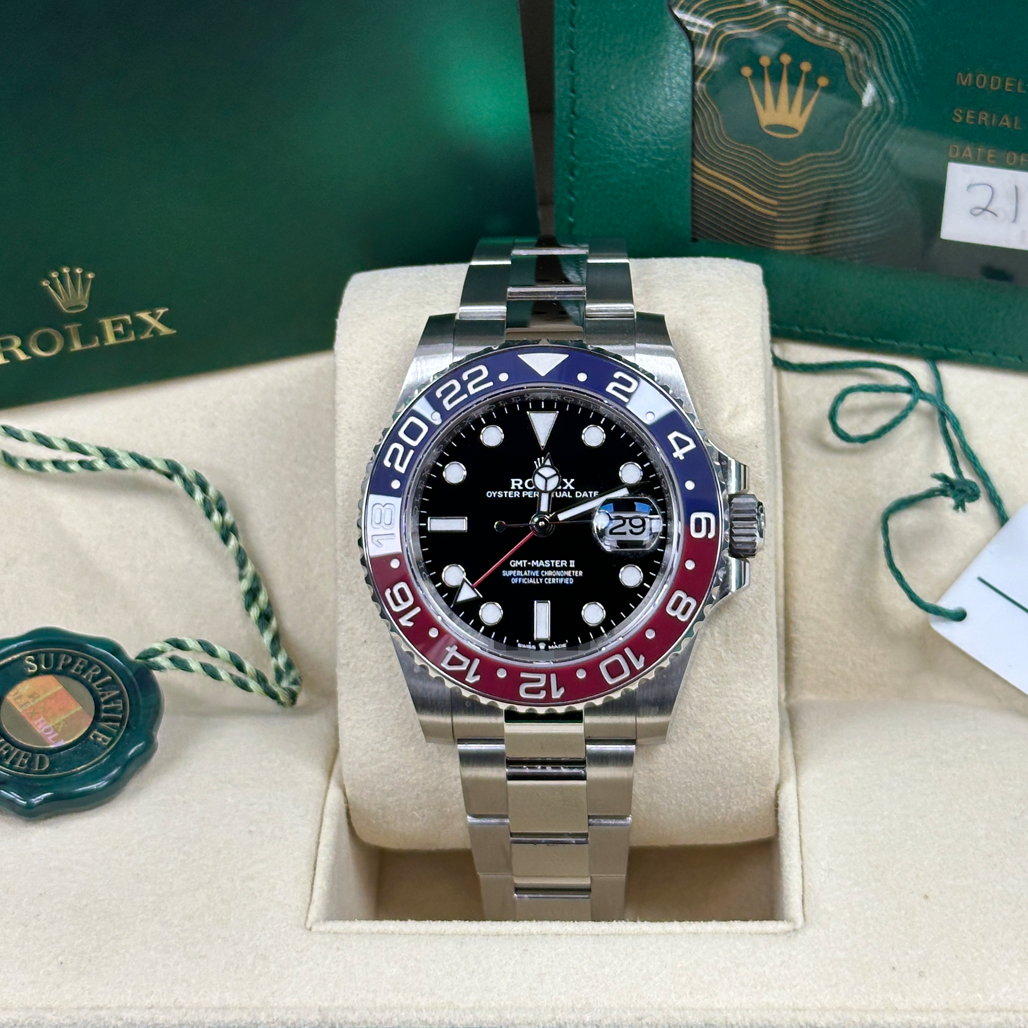 Rolex GMT-Master II 126710BLRO Pepsi Oyster