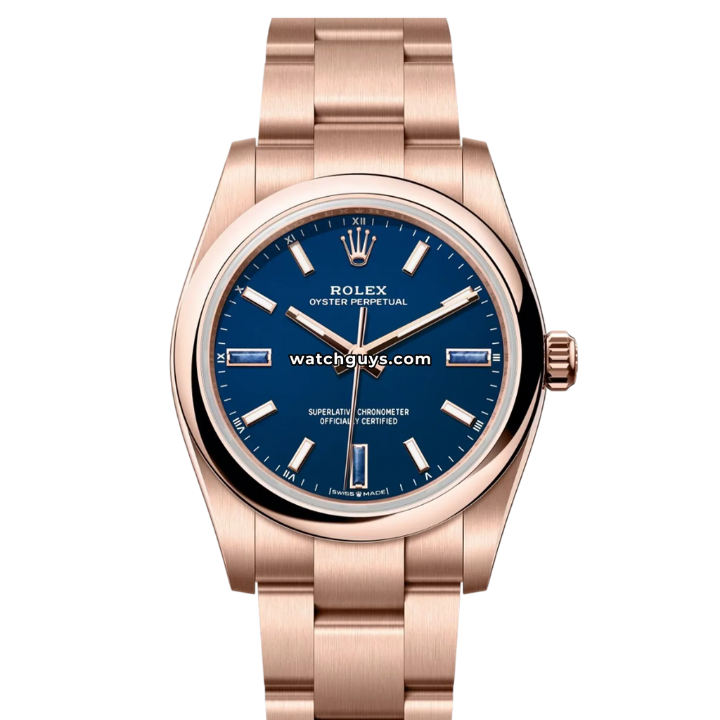 Rolex Oyster Perpetual 124205 Blue Stone