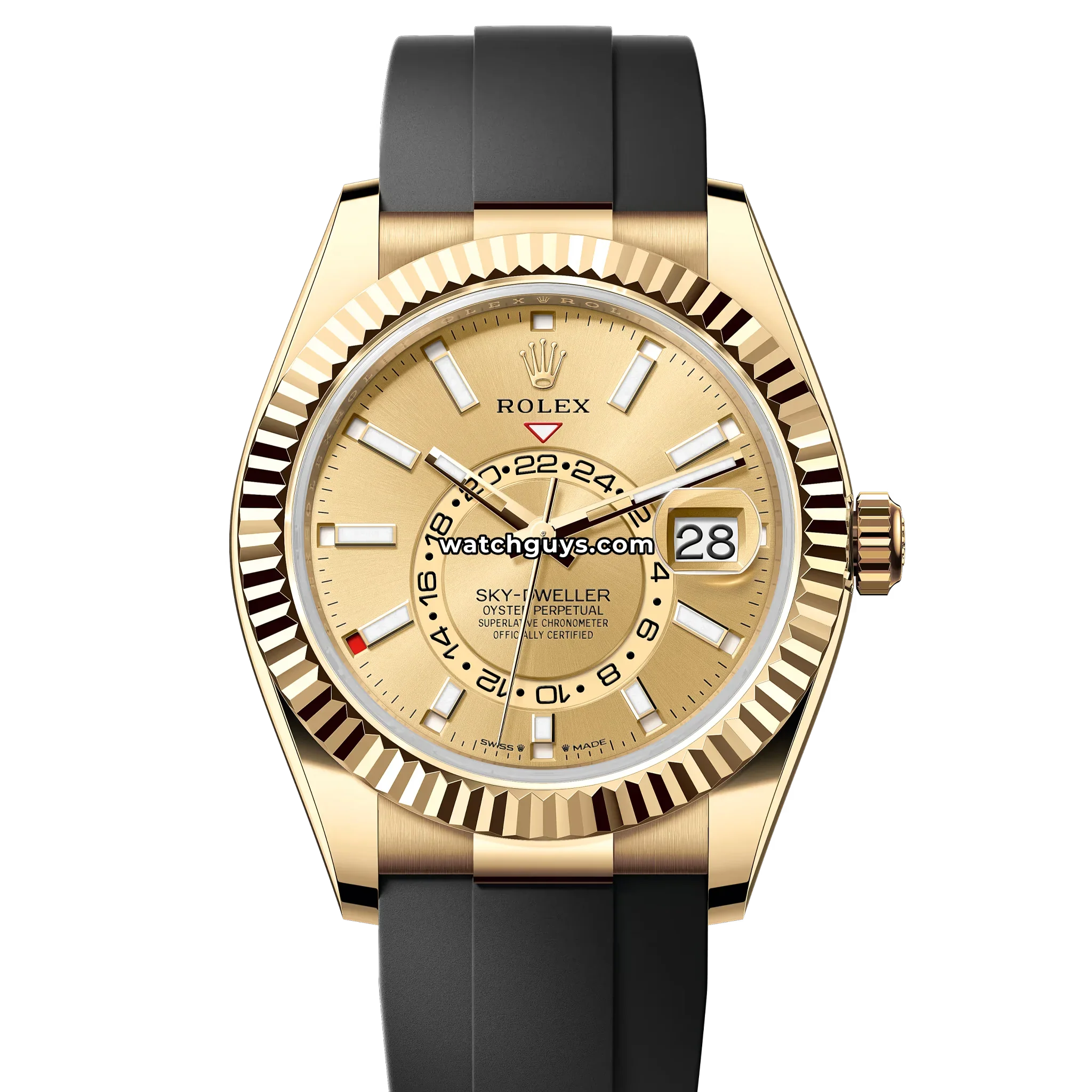 Rolex Sky-Dweller 336238 Champagne Oysterflex