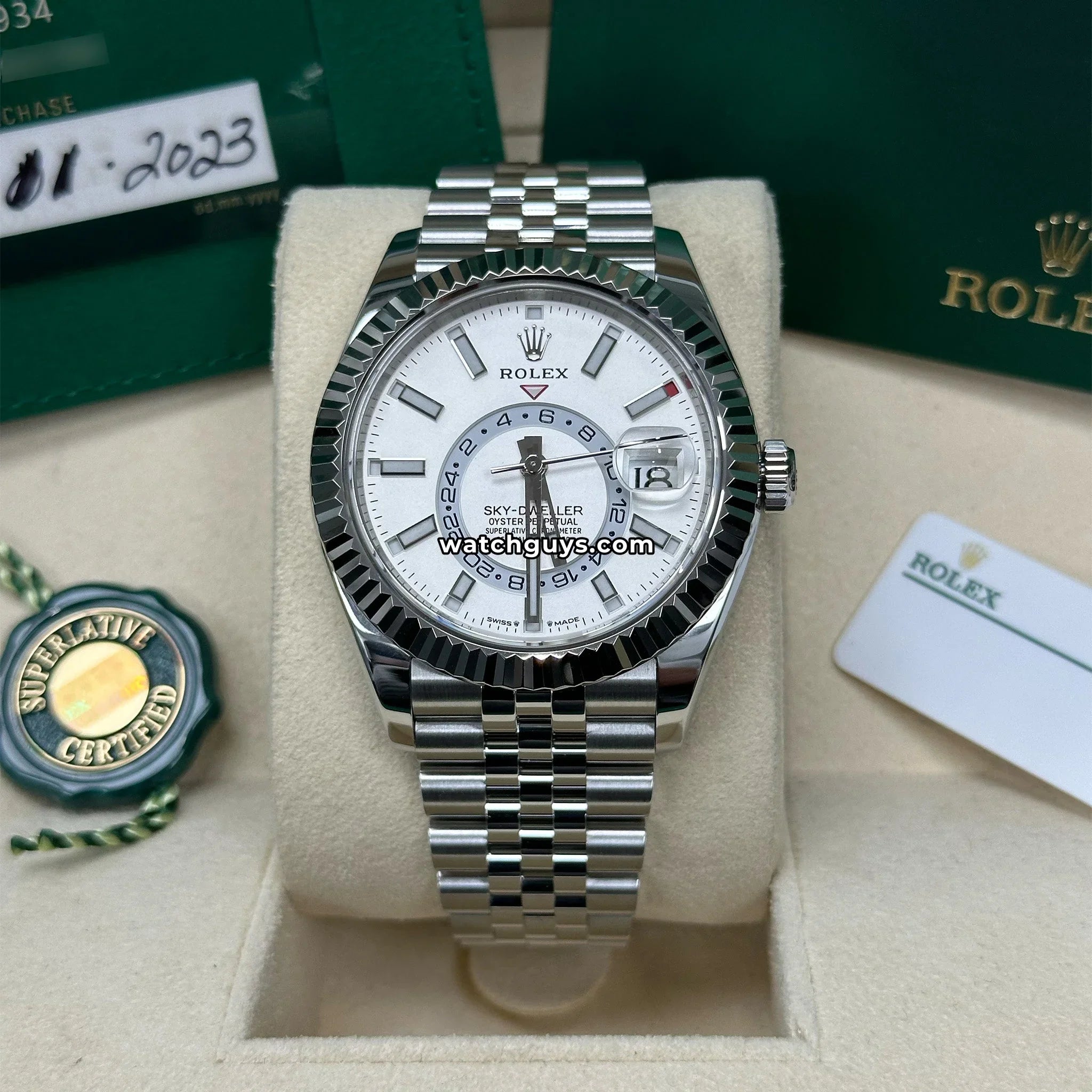 Rolex Sky-Dweller 336934 White Jubilee