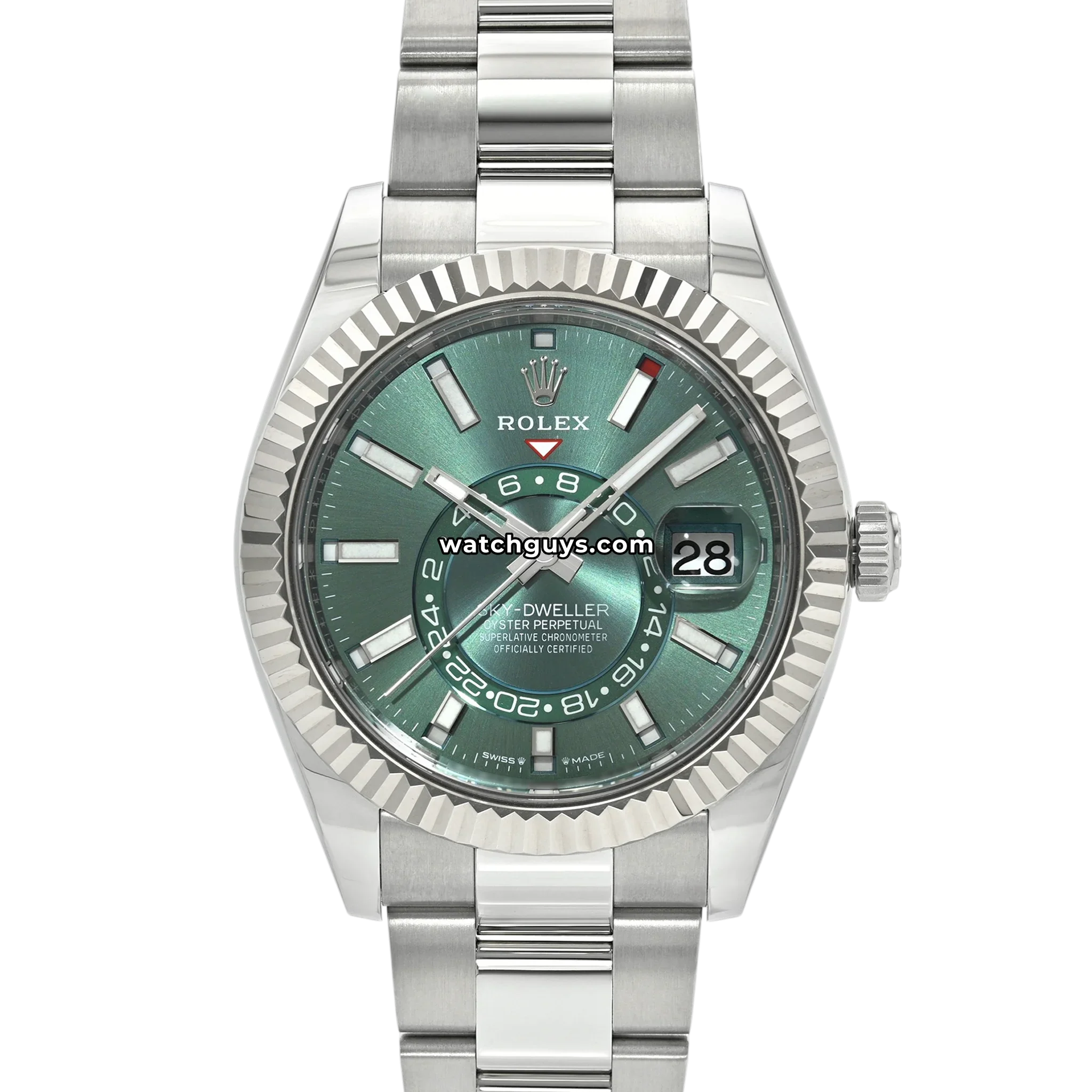 Rolex Sky-Dweller 336934 Green Index Oyster