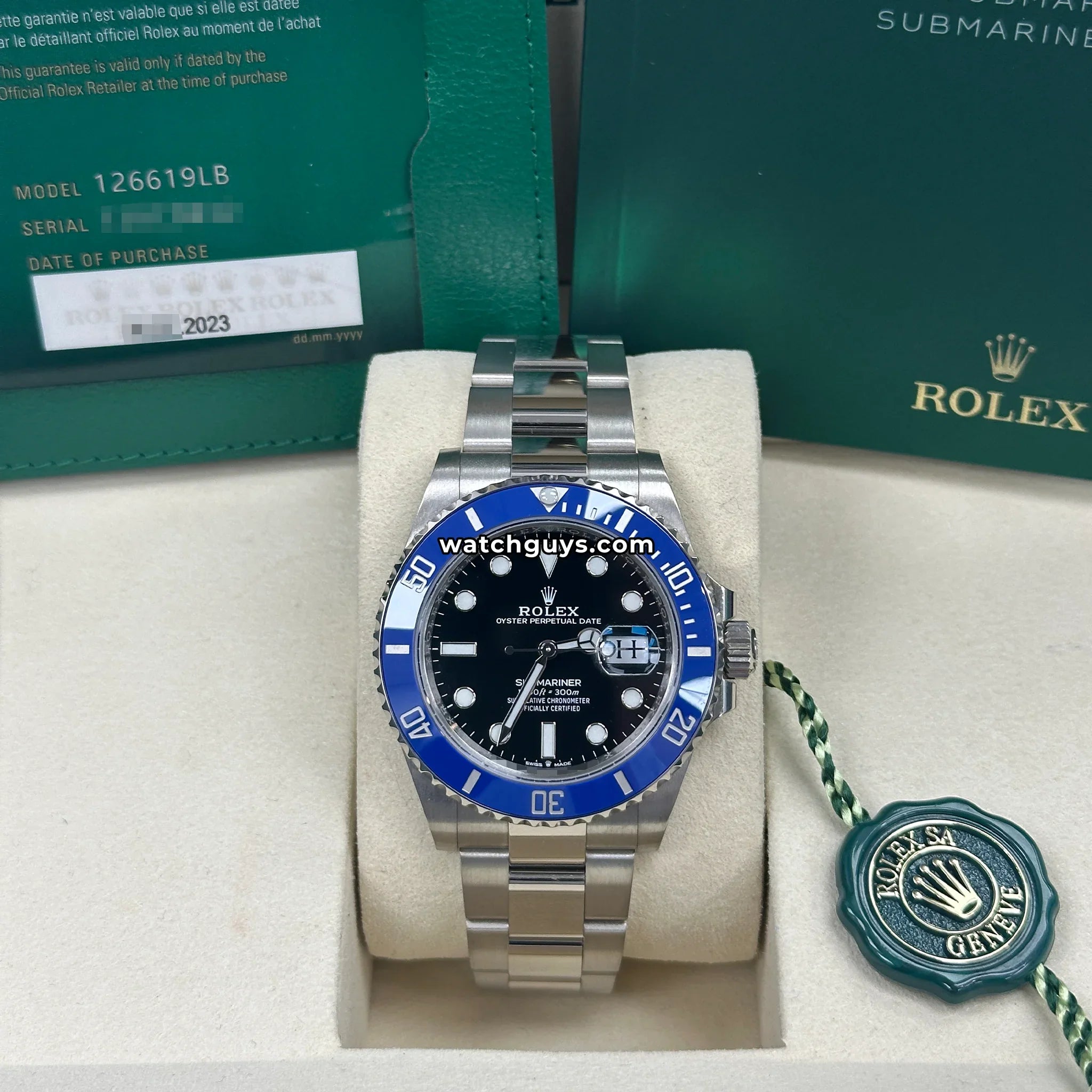 Rolex Submariner 126619LB Cookie Monster Oyster