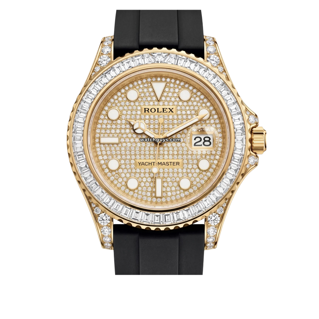 Rolex Yacht-Master 226668TBR Pavé Diamond Oysterflex