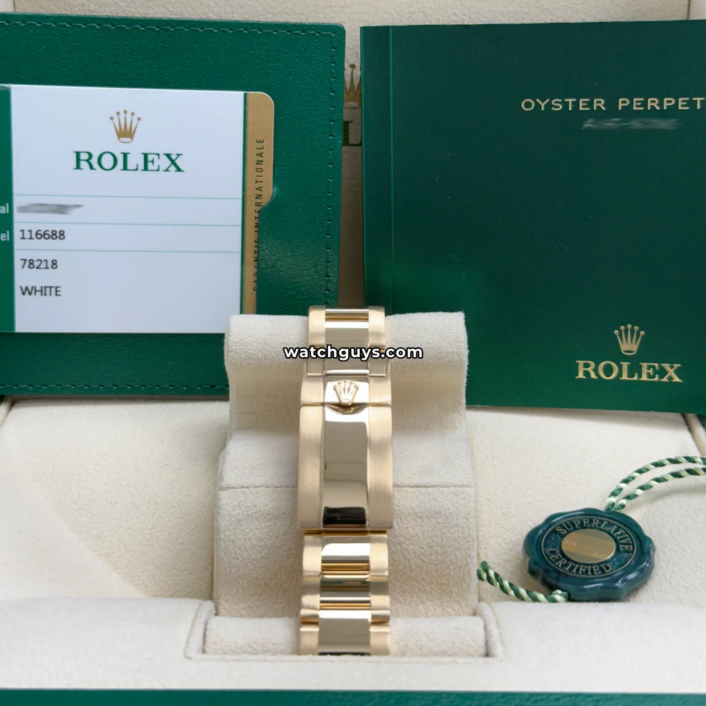 Rolex Yacht-Master II 116688 White Oyster