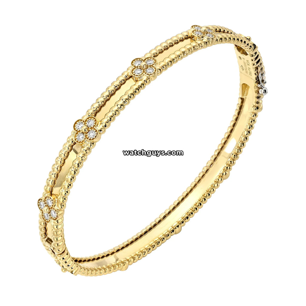 Van Cleef & Arpels Perlee Clovers Bracelet Medium