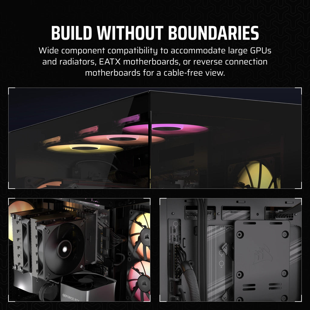 Corsair 3500X ARGB - EATX Mid Tower Case in Black
