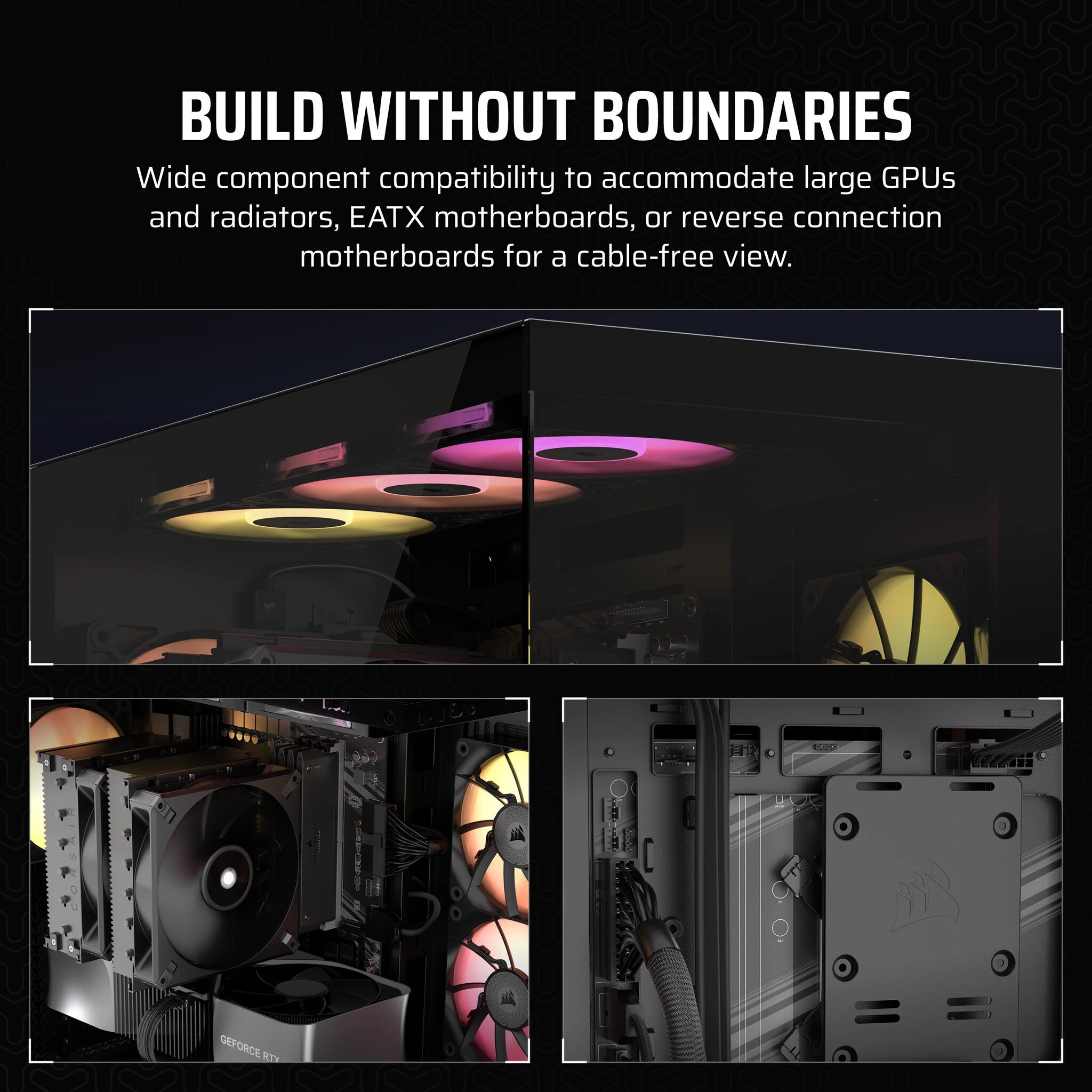 Corsair 3500X ARGB - EATX Mid Tower Case in Black
