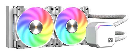 VIDA Bifrost 240 Processor All-in-one liquid cooler 12 cm White 1 pc(s)