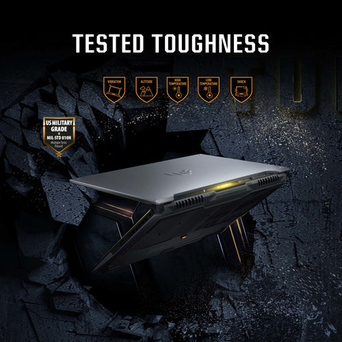 ASUS TUF Gaming Laptop - 40.6 cm (16") - Intel® Core™ i7-13620H - 16 GB DDR5-SDRAM - 512 GB SSD - NVIDIA GeForce RTX 4050 - Wi-Fi 6 - Windows 11 Home - Black/ Grey