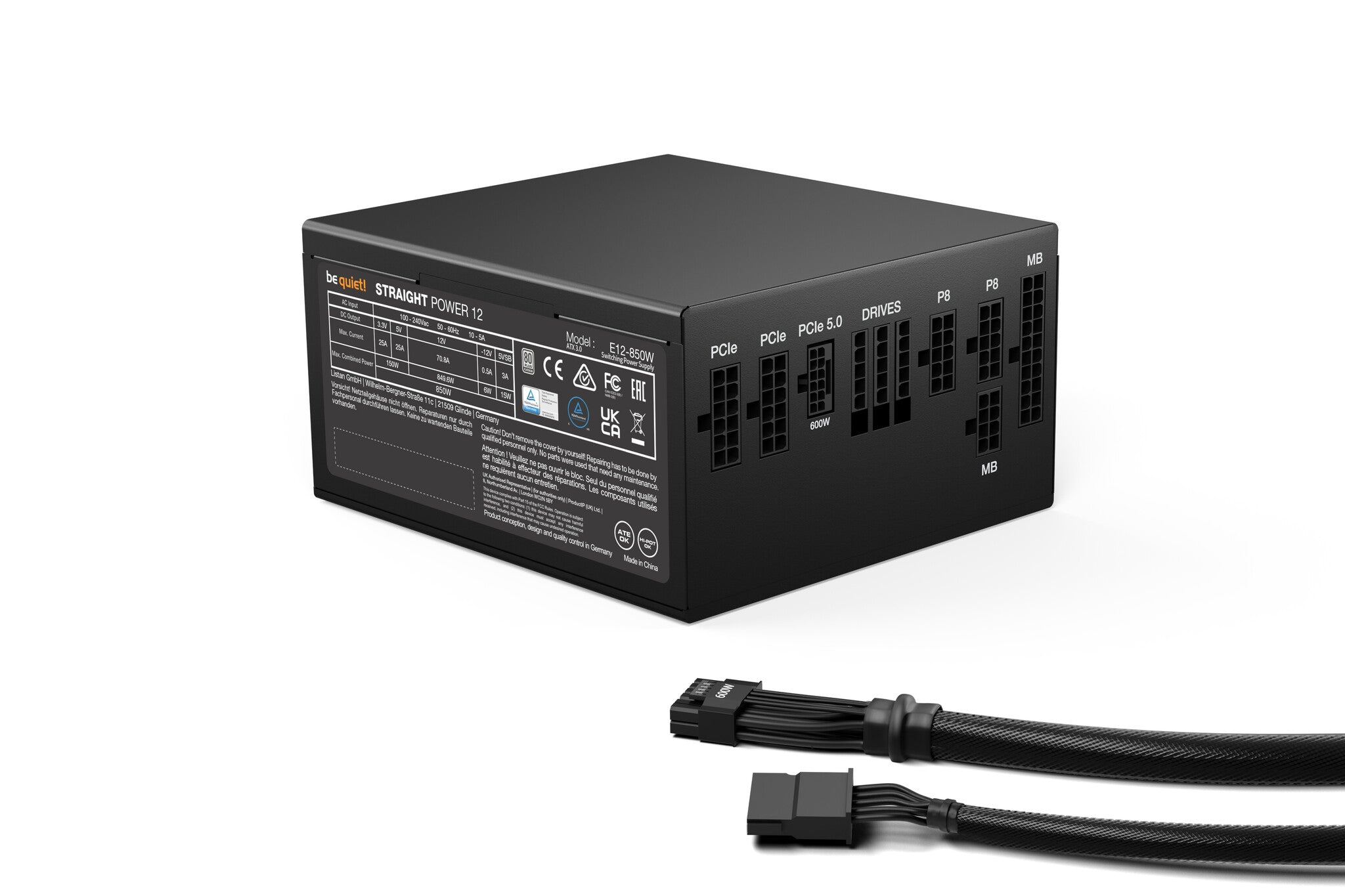 be quiet! BN337 - 850W 80+ Platinum Power Supply Unit