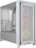 Corsair FRAME 4000D RS ARGB - ATX Mid Tower Case in White