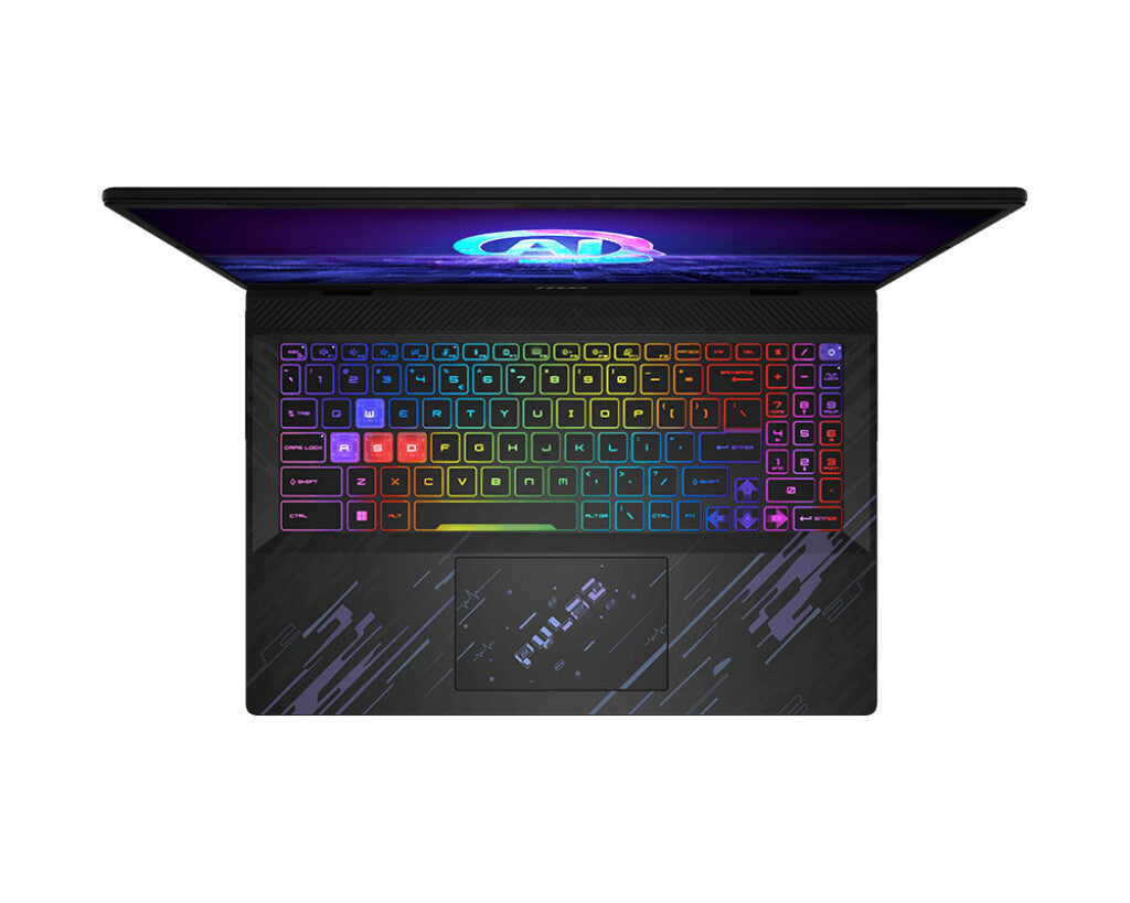 MSI Pulse 16 AI C1V Laptop - 40.6 cm (16") - Intel Core Ultra 7 155H - 16 GB DDR5-SDRAM - 1 TB SSD - NVIDIA GeForce RTX 4060 - Wi-Fi 6E - Windows 11 Home Advanced - Black