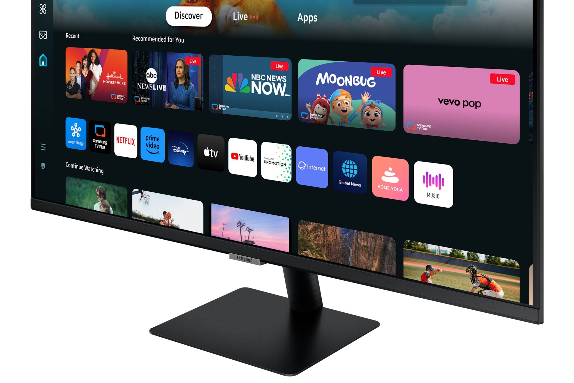 Samsung M50D - 81.3 cm (32") - 1920 x 1080 pixels Full HD LED Smart Monitor with Speakers and Remote