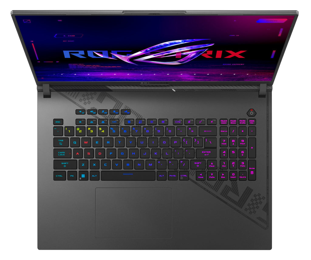 ASUS ROG Strix G18 Laptop - 45.7 cm (18") - Intel® Core™ i9-14900HX - 32 GB DDR5-SDRAM - 1 TB SSD - NVIDIA GeForce RTX 4070 - Wi-Fi 6E - Windows 11 Home - Black / Grey
