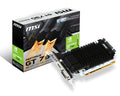 MSI Low Profile - NVIDIA 2 GB GDDR3 GeForce GT 730 graphics card