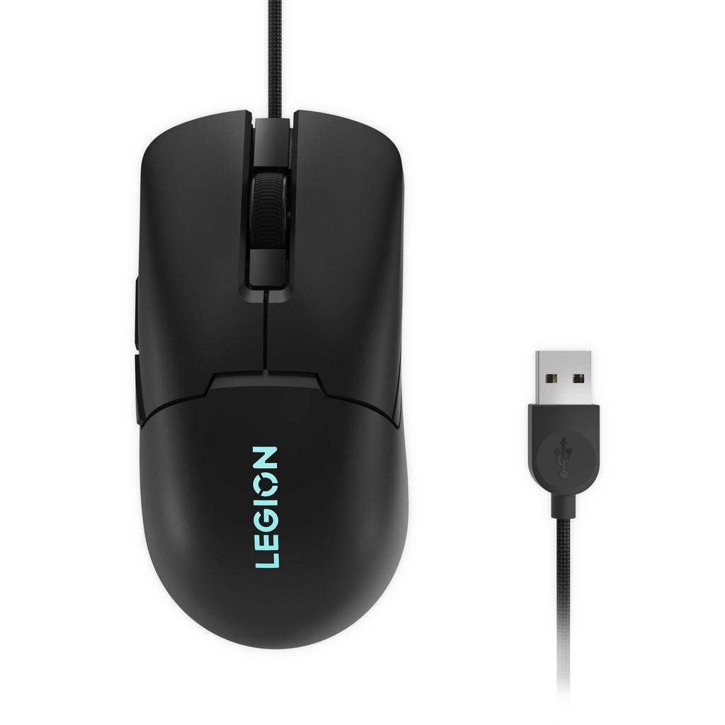 Lenovo Legion M300s - Wired USB Type-A Optical Gaming Mouse in Black - 8,000 DPI