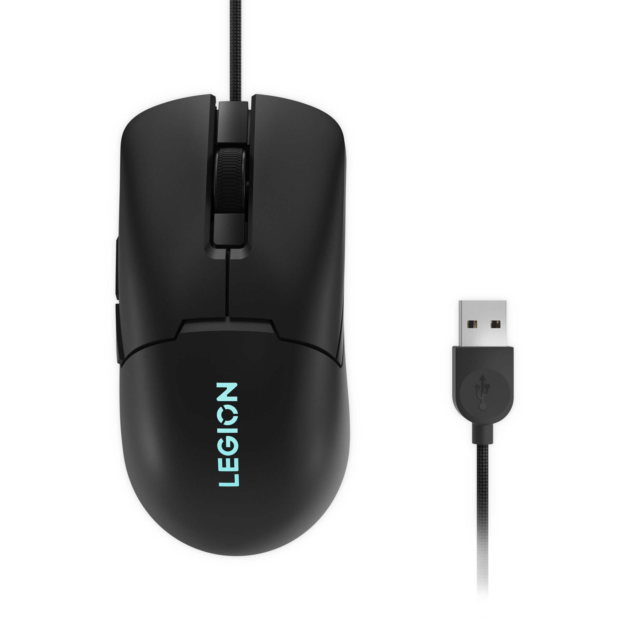 Lenovo Legion M300s - Wired USB Type-A Optical Gaming Mouse in Black - 8,000 DPI