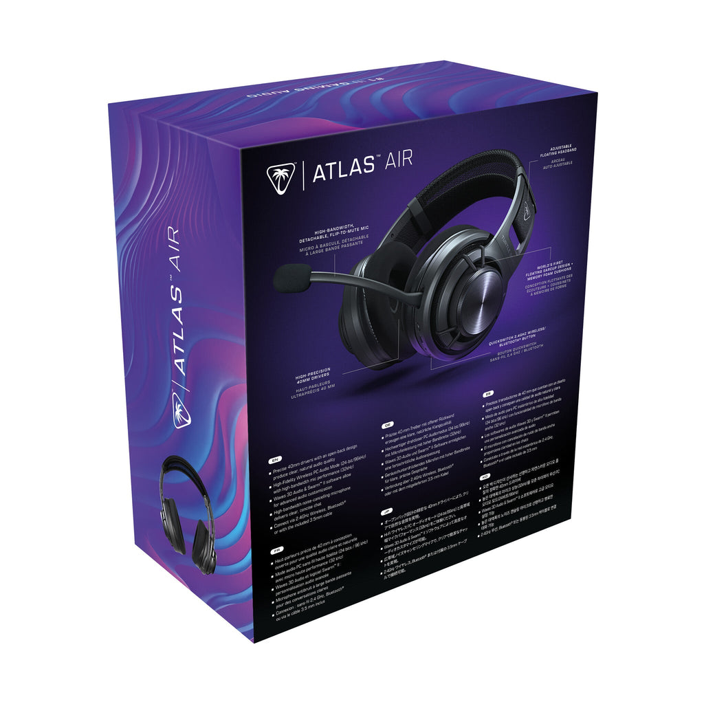 Turtle Beach Atlas Air - Wired & Wireless Gaming Bluetooth Headset in Black