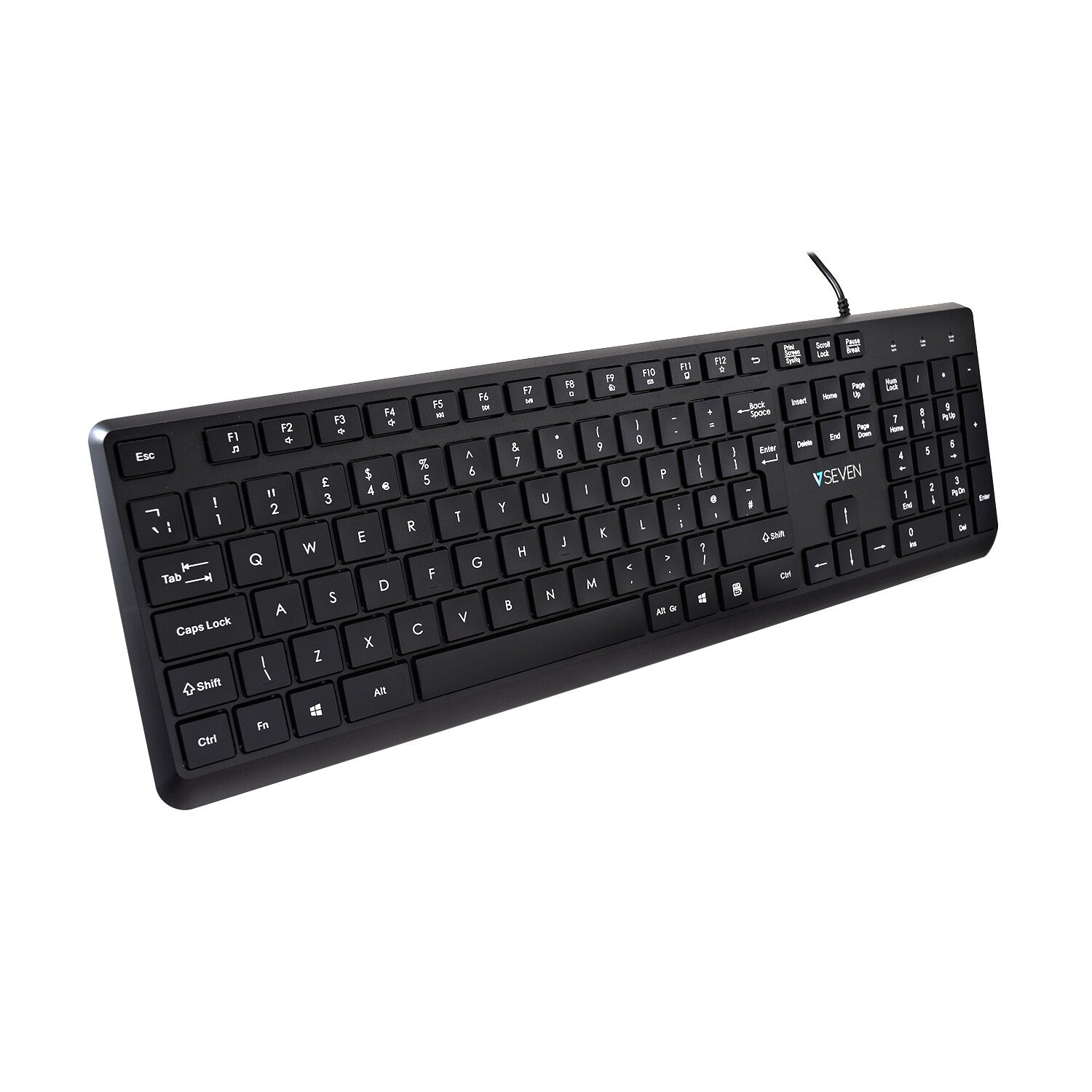 V7 KU350UK Pro -USB Wired Keyboard (QWERTY UK)