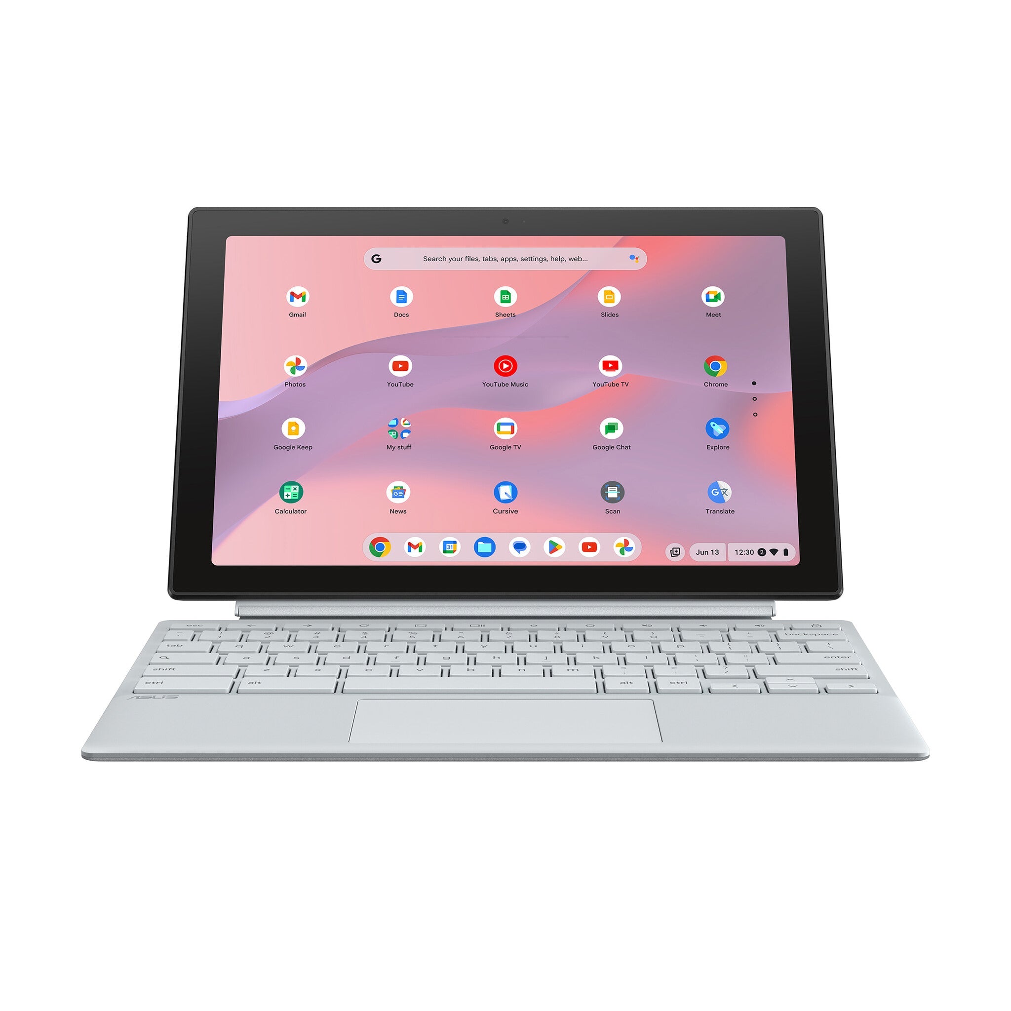 ASUS Chromebook - 26.7 cm (10.5") - Touchscreen - MediaTek Kompanio 520 - 4 GB LPDDR4x-SDRAM - 64 GB eMMC - Wi-Fi 6 - ChromeOS - Silver