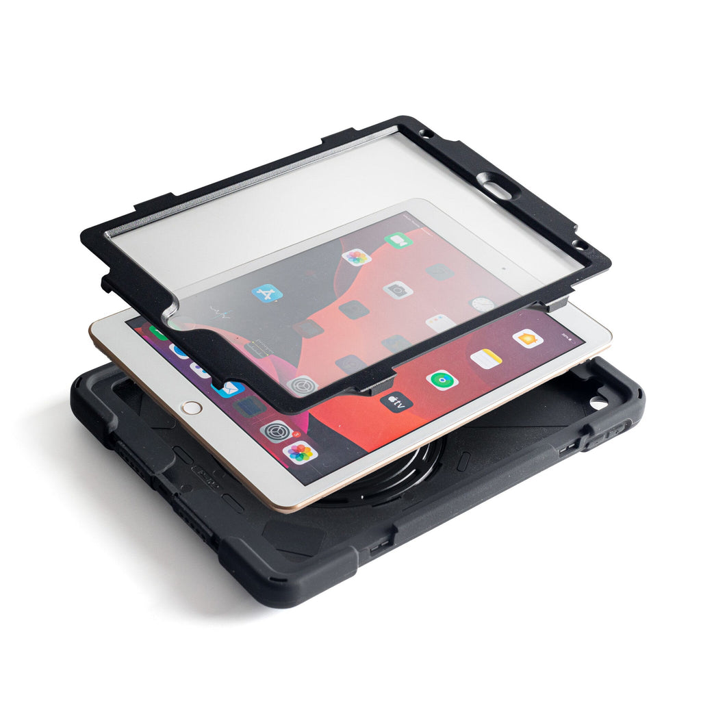 Techair Rugged Case for 10.2" iPad in Black