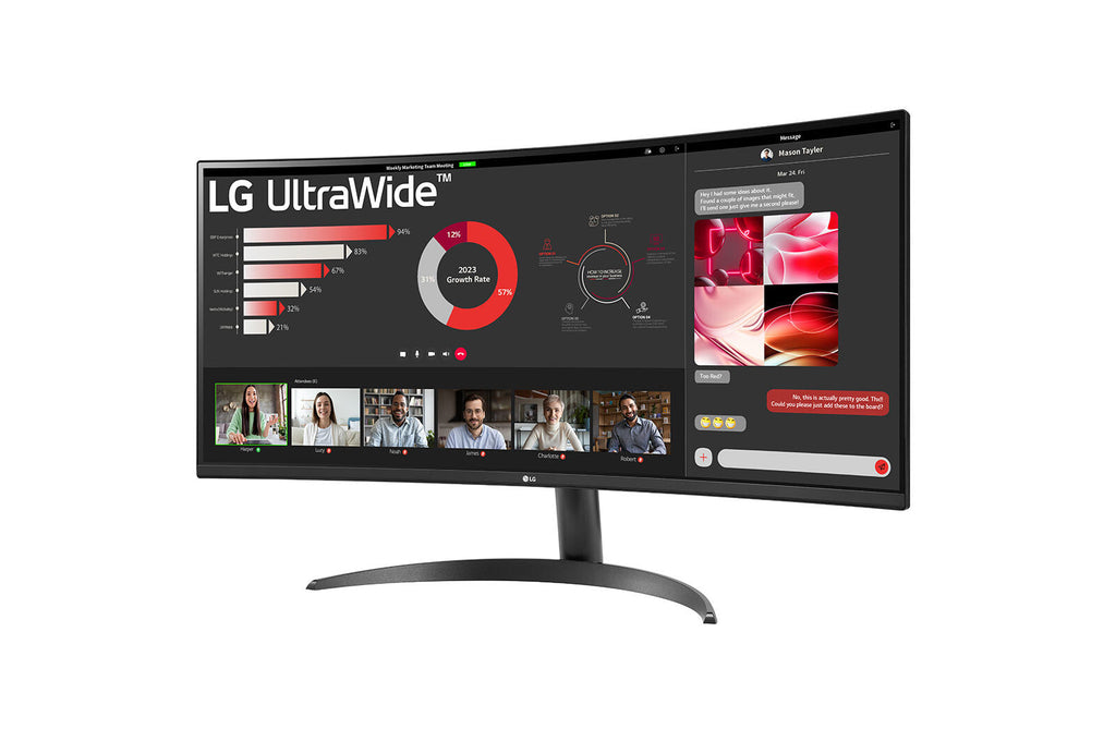 LG 34WR50QC-B - 86.4 cm (34") - 3440 x 1440 pixels UltraWide QHD LCD Monitor