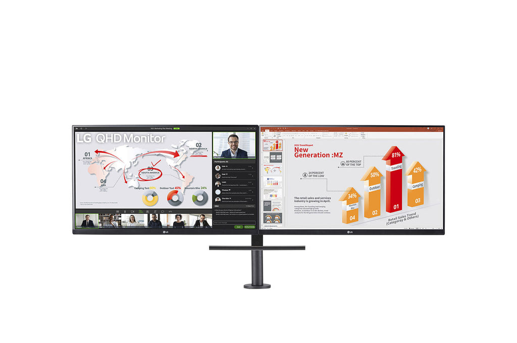 LG 27QP88DP-BS - 68.6 cm (27") - 2560 x 1440 pixels QHD Monitor