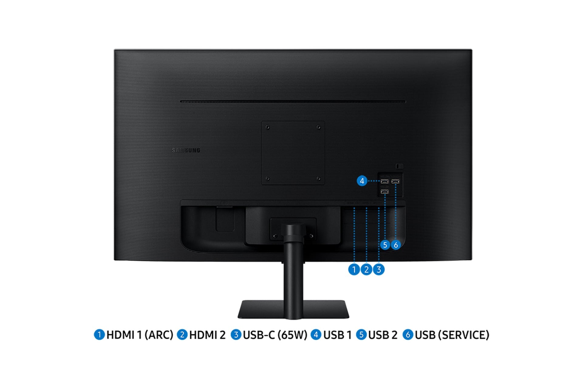 Samsung 32" M70D - 81.3 cm (32") - 3840 x 2160 pixels 4K Ultra HD LED Monitor