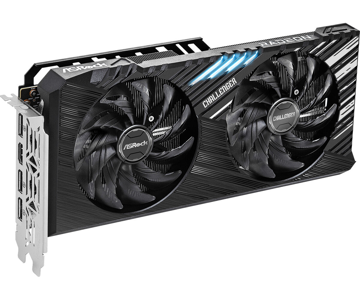 Asrock Challenger - AMD 16 GB GDDR6 Radeon RX 7600 XT graphics card