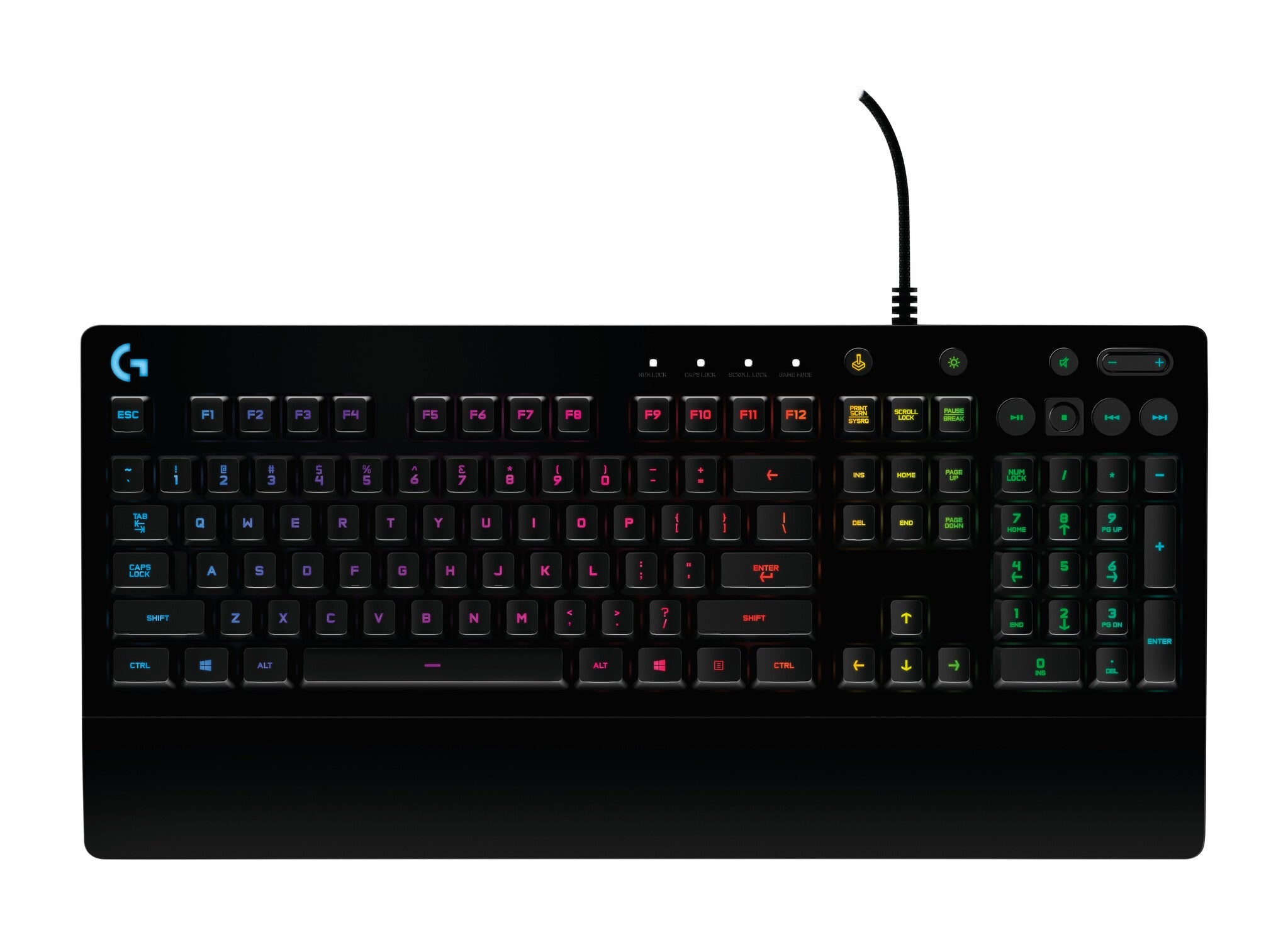 Logitech G - G213 Prodigy - USB Wired RGB Gaming Keyboard in Black (QWERTZ German)