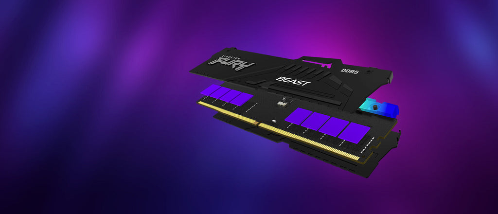 Kingston Technology FURY Beast RGB - 32 GB 1 x 32 GB 5200MT/s DDR5 memory module