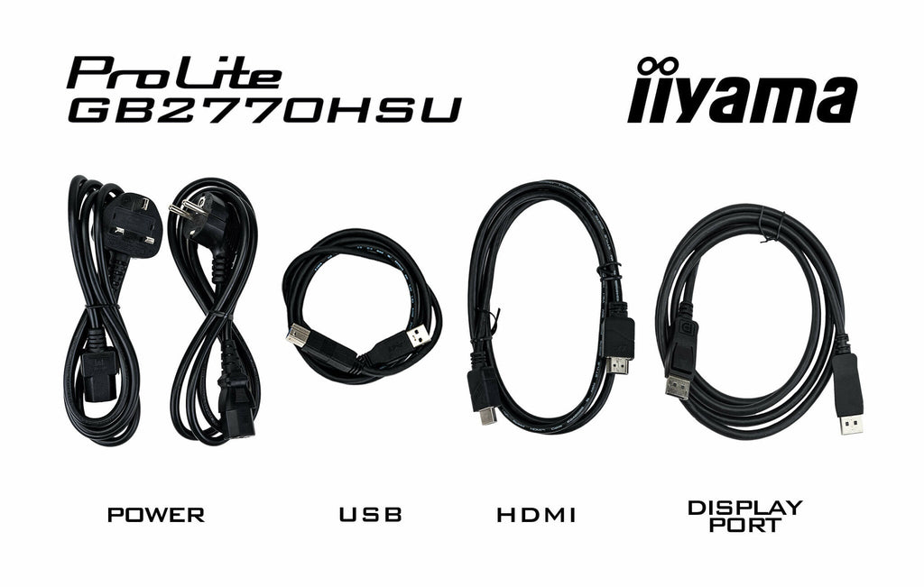 iiyama G-MASTER GB2770HSU-B6 - 68.6 cm (27") - 1920 x 1080 pixels Full HD LCD Monitor