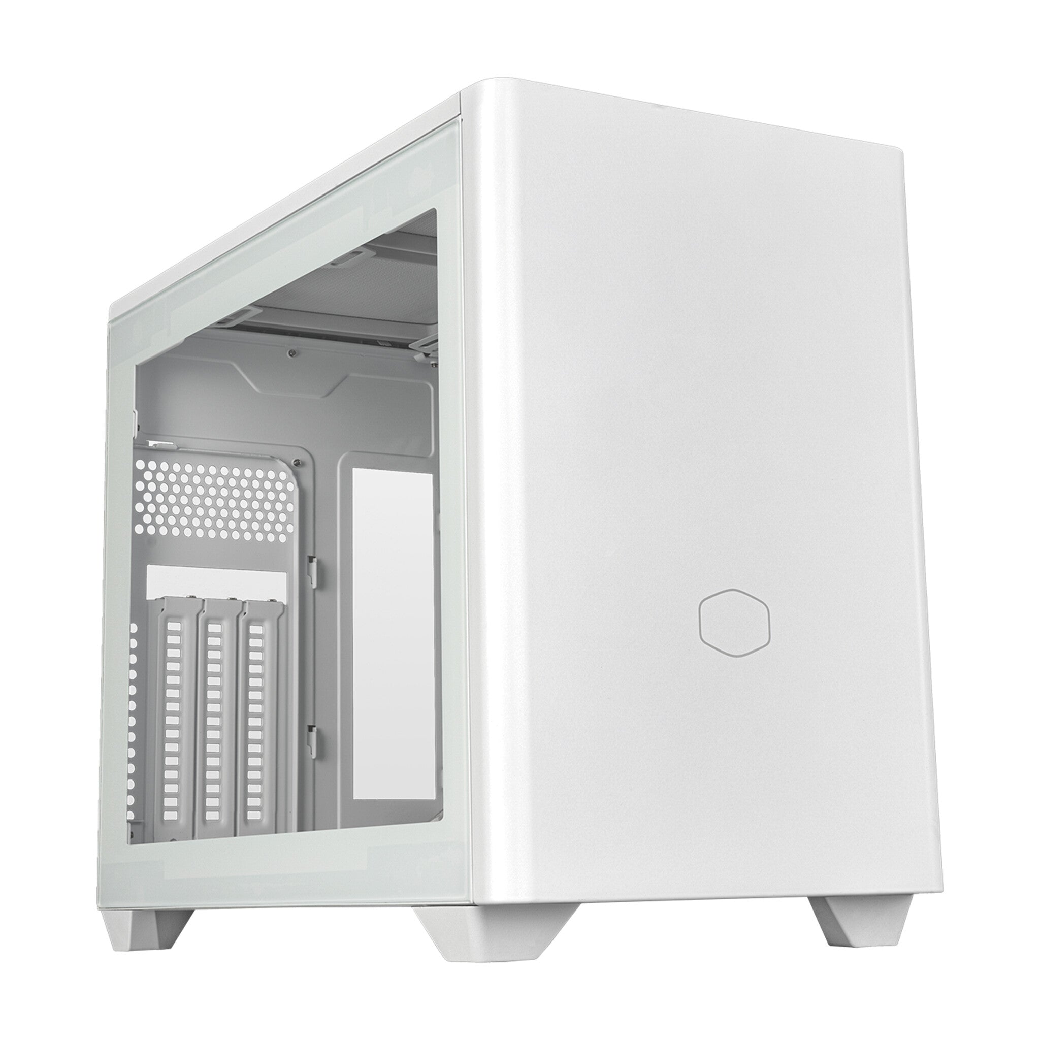 Cooler Master MasterBox NR200P V2 - Mini ITX Desktop Case in White