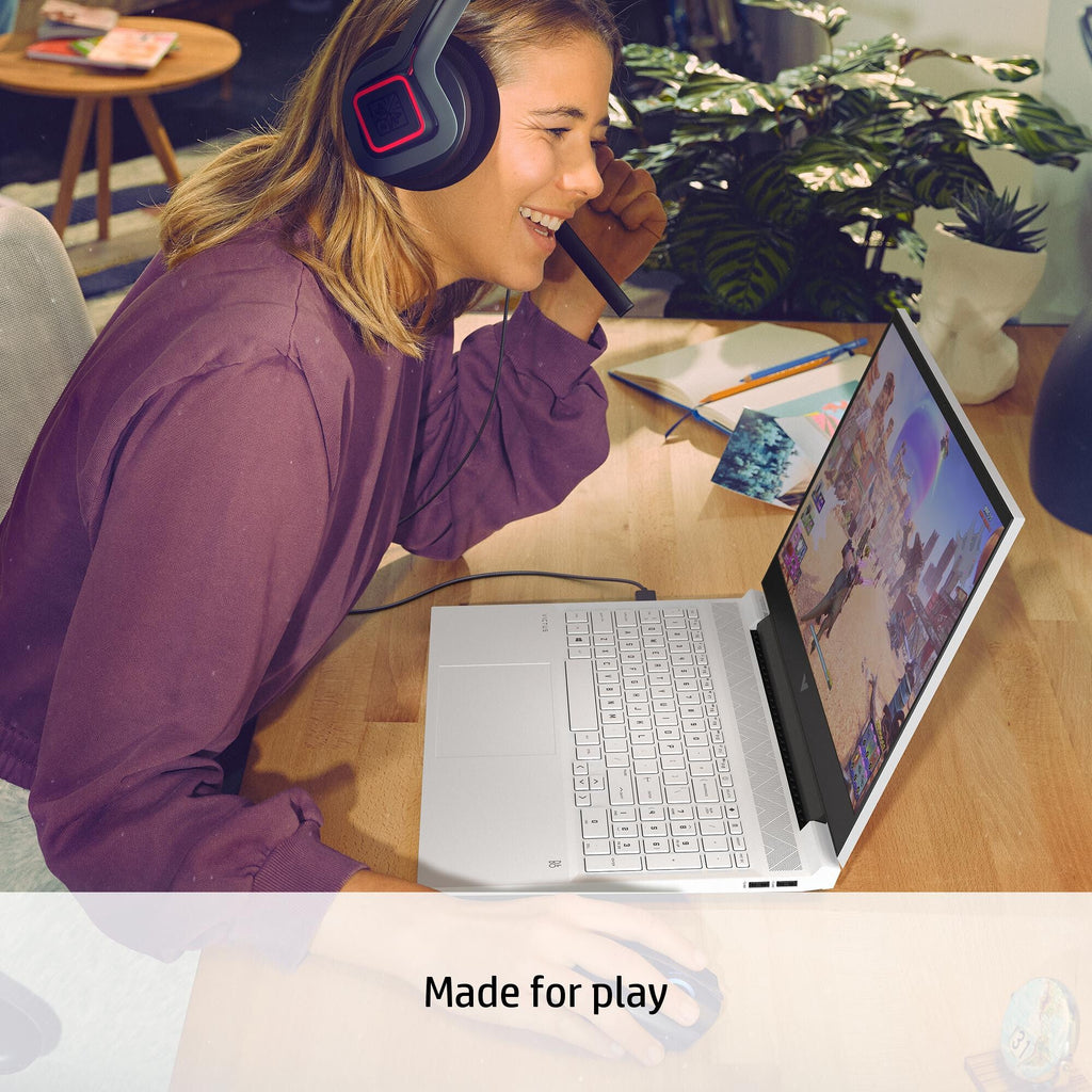 HP Victus Gaming Laptop - 40.9 cm (16.1") - Intel® Core™ i5-11400H - 8 GB DDR4-SDRAM - 512 GB SSD - NVIDIA GeForce RTX 3050 Ti - Wi-Fi 6 - Windows 11 Home - White