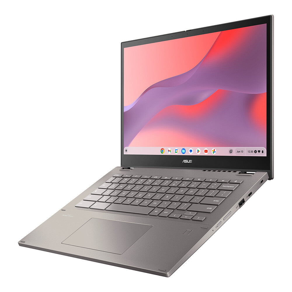 ASUS Chromebook CM34 Flip - 35.6 cm (14") - Touchscreen - AMD Ryzen™ 3 7320C - 8 GB LPDDR5-SDRAM - 128 GB SSD - Wi-Fi 6 - ChromeOS - Grey