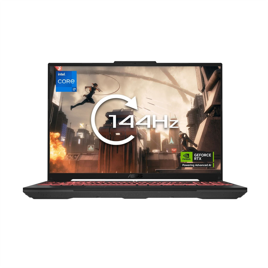 ASUS TUF Gaming Laptop - 40.6 cm (16") - Intel® Core™ i7-13620H - 16 GB DDR5-SDRAM - 512 GB SSD - NVIDIA GeForce RTX 4050 - Wi-Fi 6 - Windows 11 Home - Black/ Grey